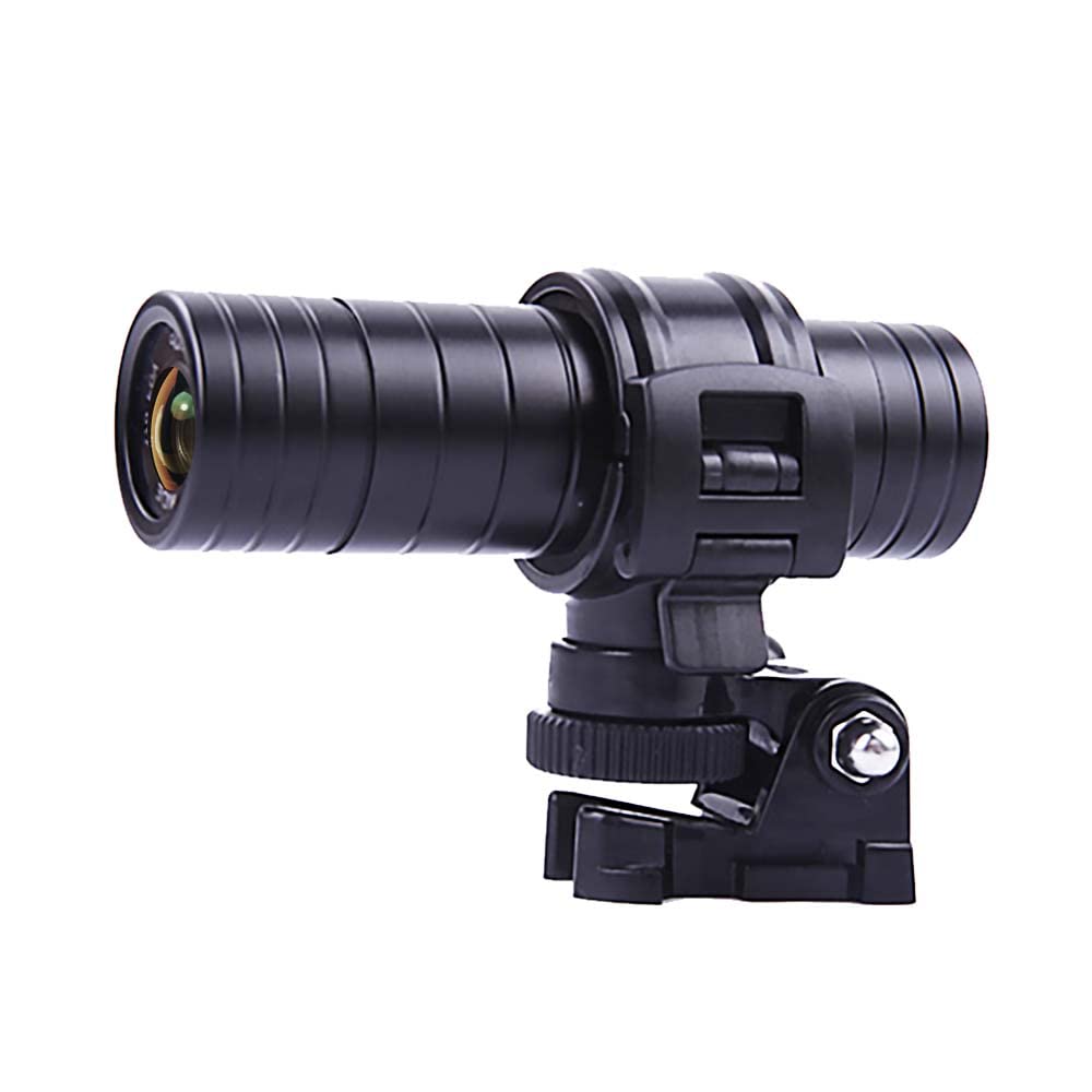 Jinpei 1080P Dash Cam for Motorcycle,Bicycle,Bike Replaceable Battery, Outdoor Sport, Waterproof, Wide Angle, G-Sensor, Loop Recording Included 64GB, JD-02BM