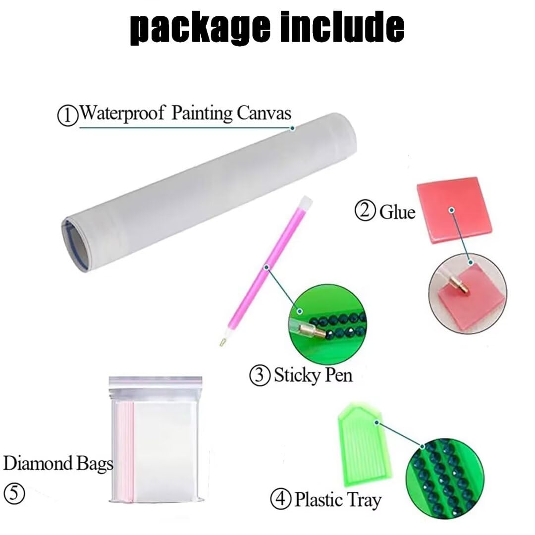 12 Mini Diamond Painting Sets - Kreative DIY Diamantbilder Für Home Decor