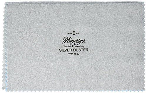 Image of Hagerty Silver Duster Polishing Cloth Set, Small (Pack of 12)