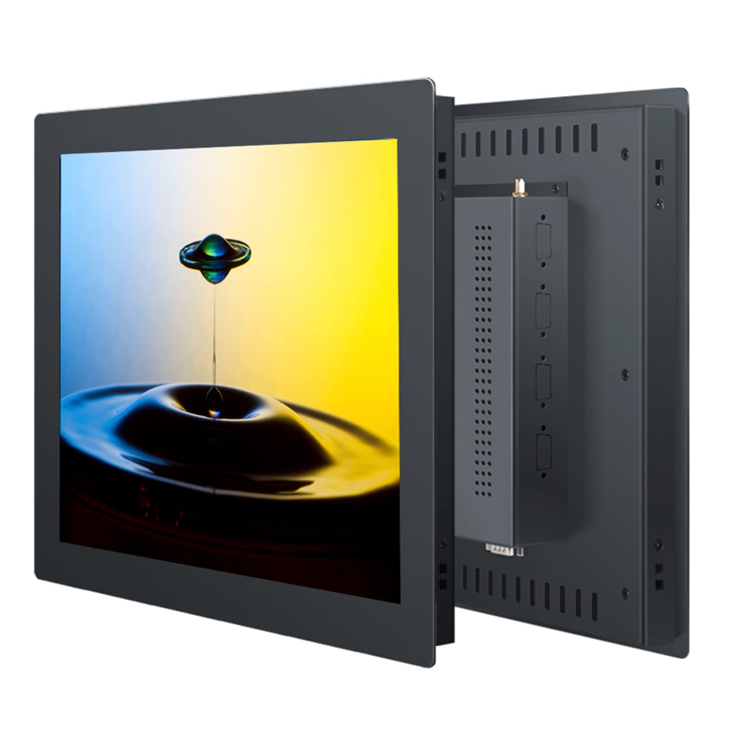 15 Inch Resistive Touch Screen Industrial All-in-one PC WiFi with LAN Win10 (8GB RAM 256GB SSD, Core i5-7200U)