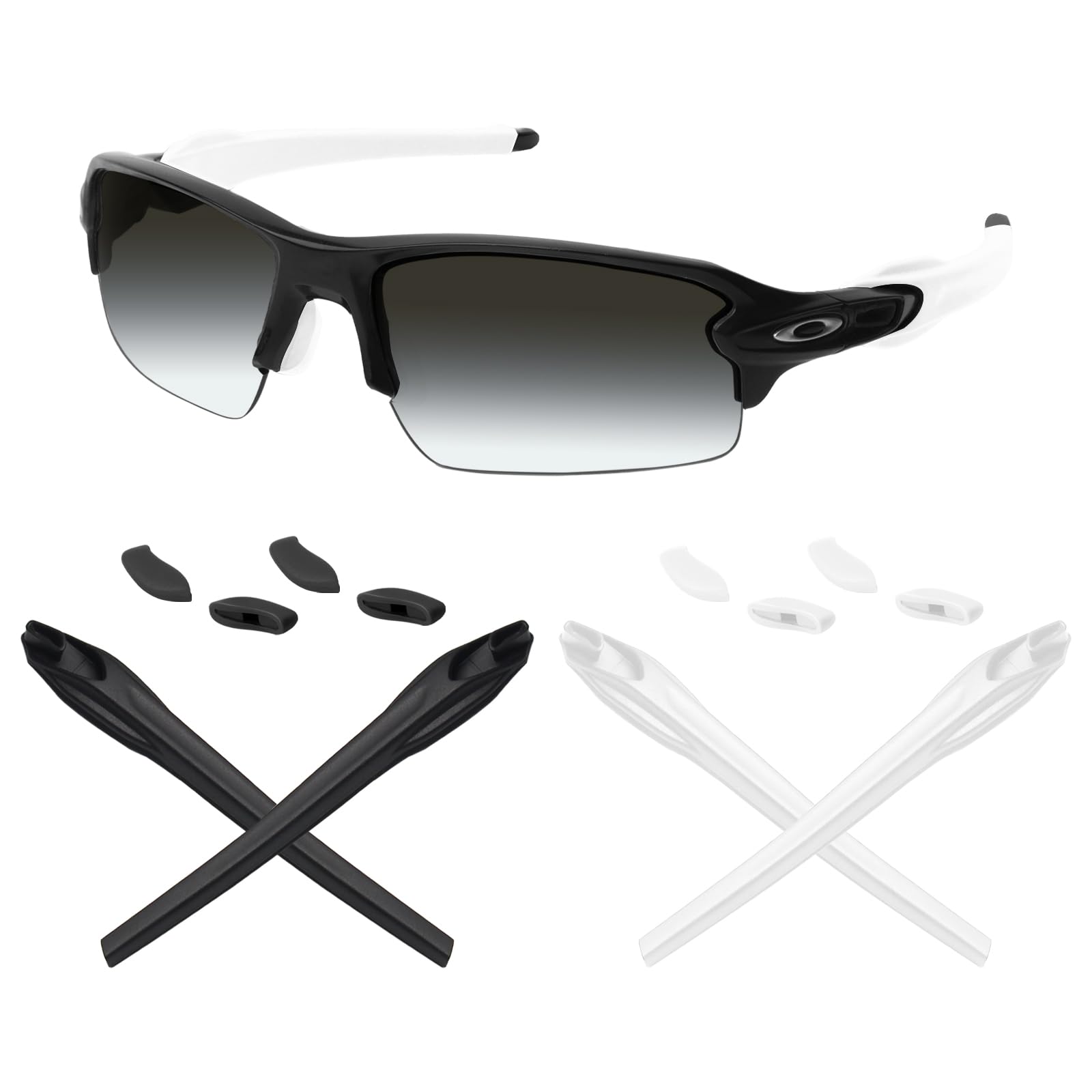 Mryok Replacement Earsocks Nosepieces Kits for Oakley Flak 2.0 OO9295 / 2.0 XL OO9188 - Options