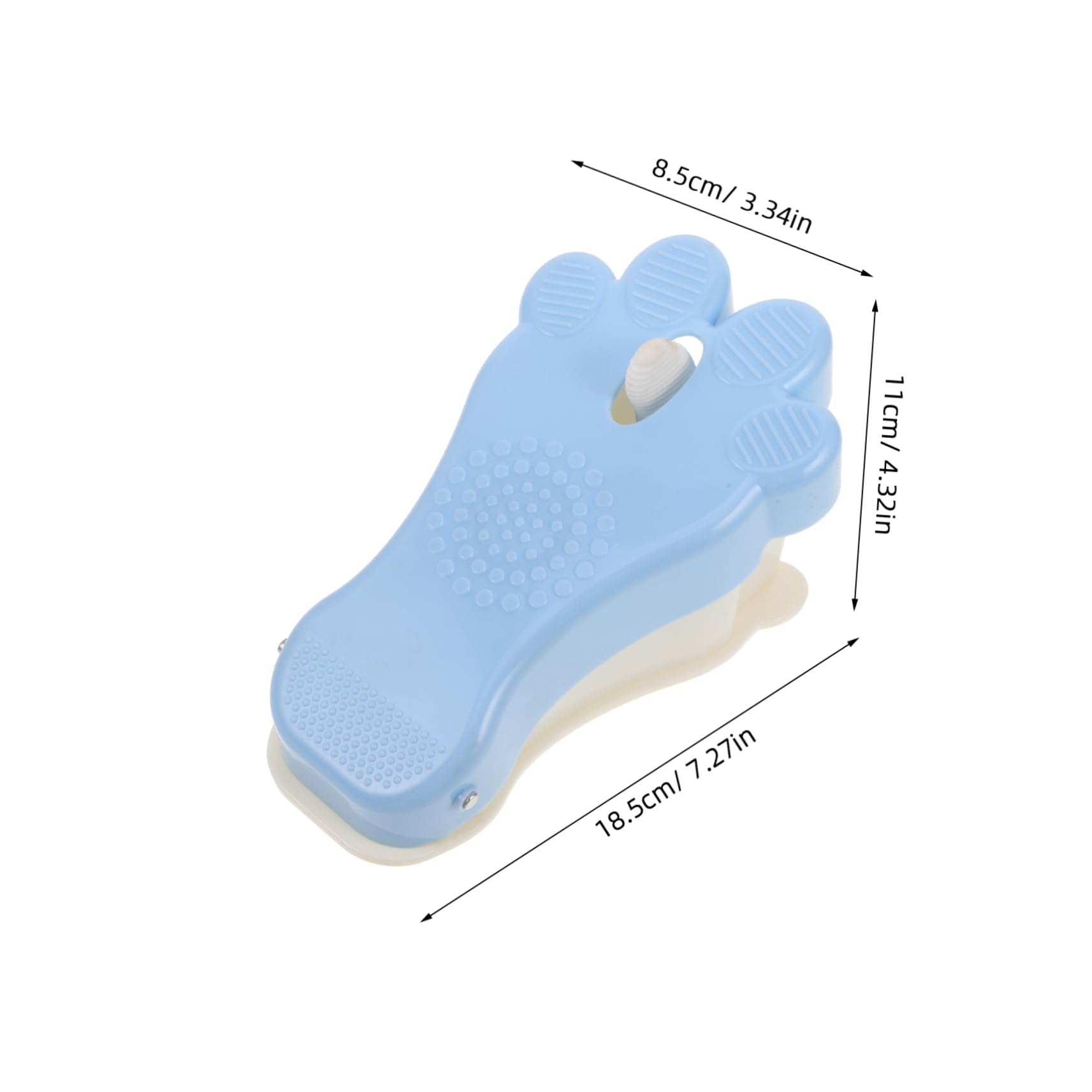 FOMIYES Effortless Foot Cleaning Brush Suction Cups Toe Gap Cleaner for Shower Brush for Cleaning between Toes