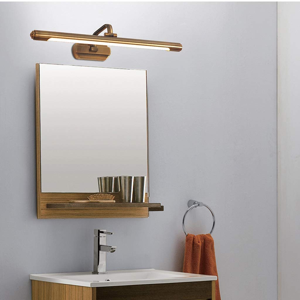 Spiegel Scheinwerfer Einfaches Wasserdicht Verfassungs-Spiegel Kosmetiktisch Badezimmer Modernes Acryl-Spiegel-Kabinett-Licht Einfache Wandleuchten/79Cm-11W