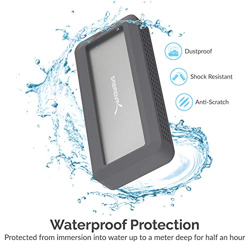 Sabrent caja externa resistente USB 3.2 IP67 para SSD M.2 NVMe miniatura 5