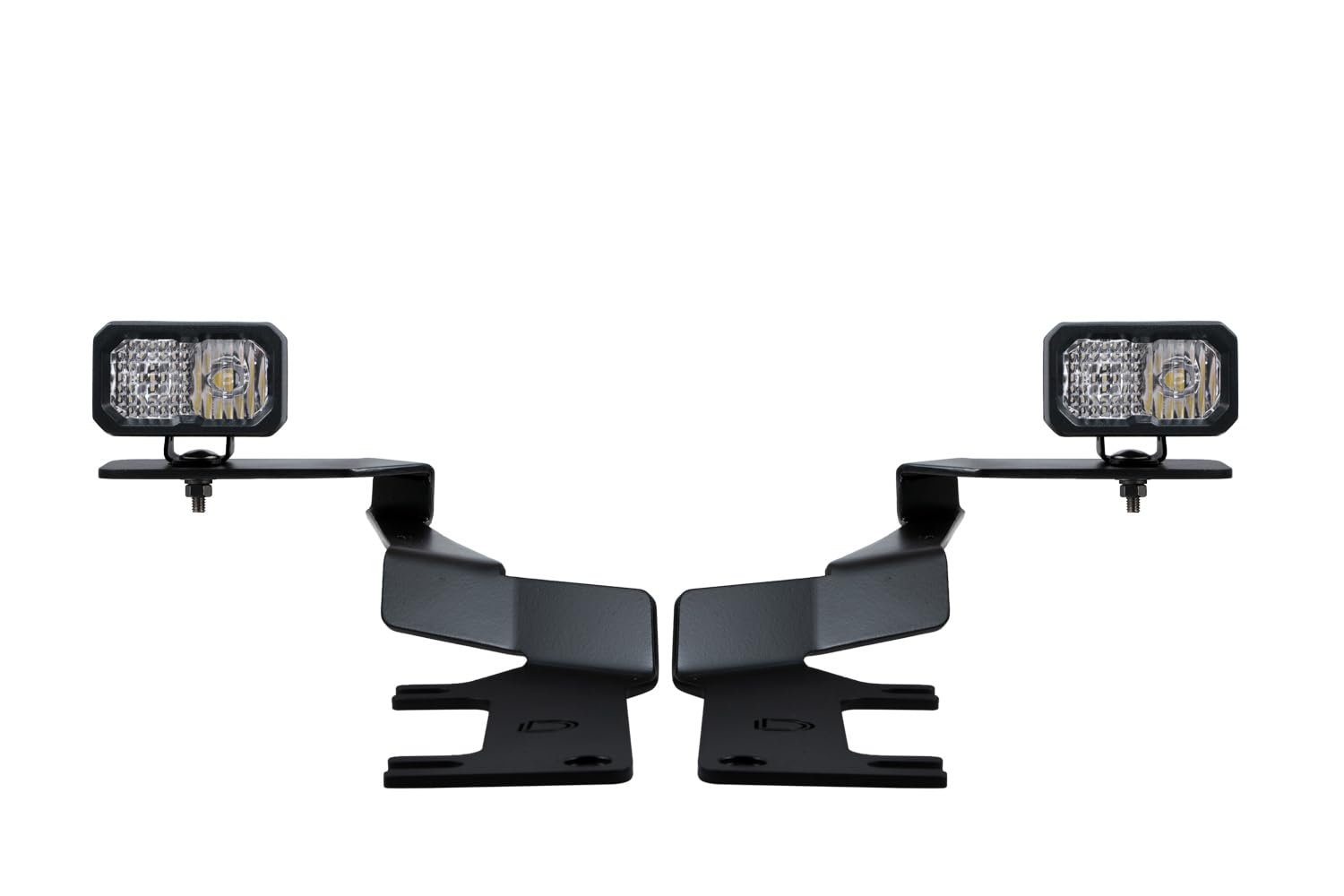 Diode Dynamics Stage Series Backlit Ditch Light Kit compatible with Ford Super Duty 2017-2022, SSC2 Sport White Combo