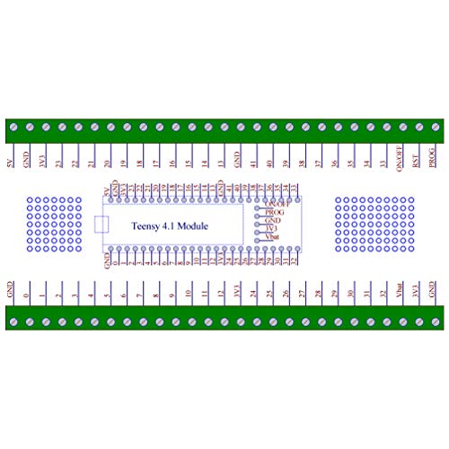Módulo de bloque de terminales para Teensy 4.1 con montaje de tornillo estable 7