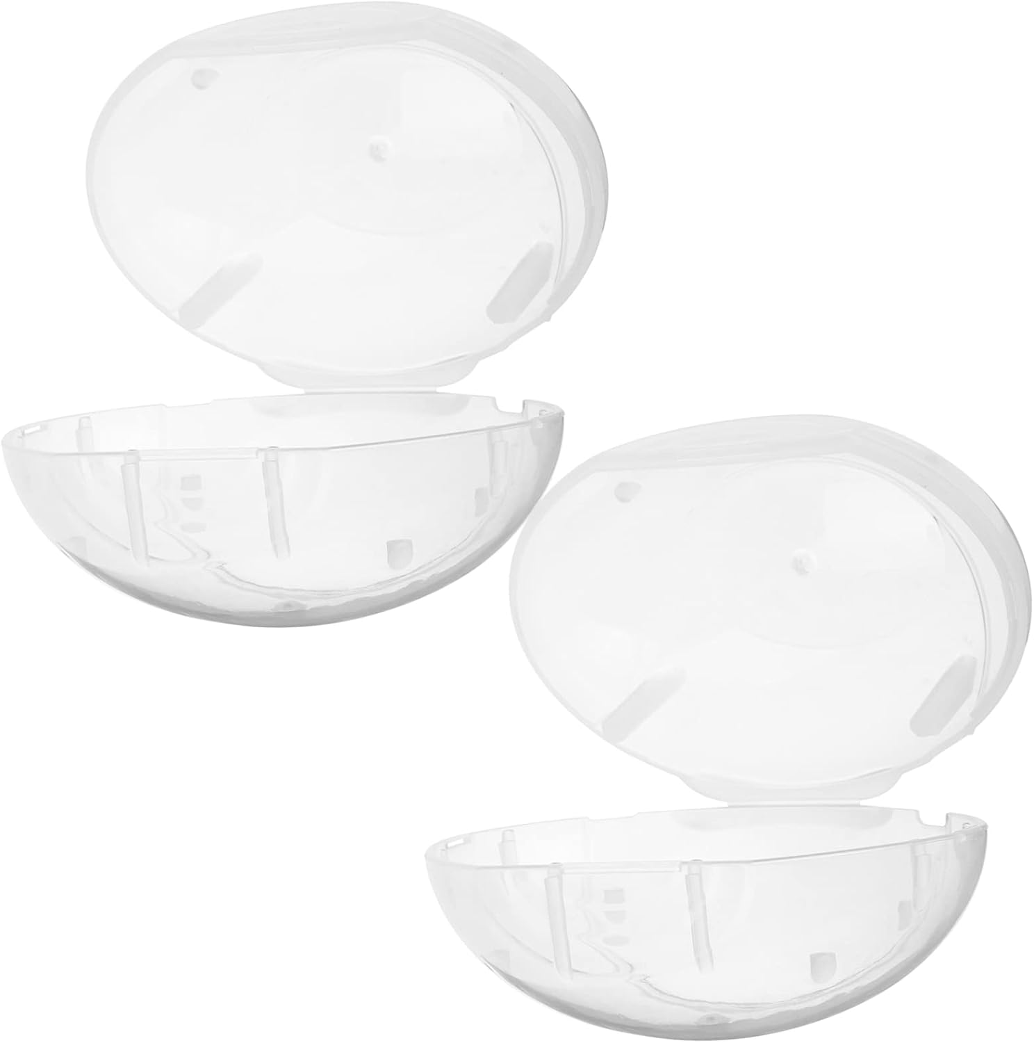 Gatuida 4pcs Storage Box for Female Cups Transparent Packing Holder for Easy Carrying and Safe Storage and Lightweight Design