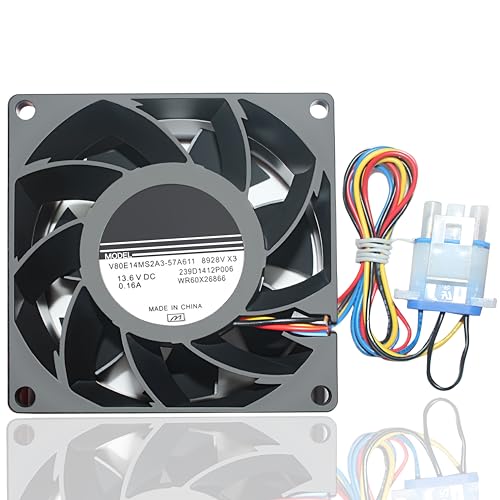 WR60X26866 Refrigerator Evaporator Fan Motor Compatible with GE Refrigerators