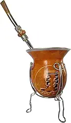 Kit Chimarrão Conjunto Tererê Mate Cuia E Bomba Tradicional Gaucho