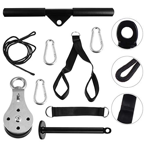 BESPORTBLE, 1 conjunto de rolo de antebraço, treinador de força de braço com sistema de polia resist