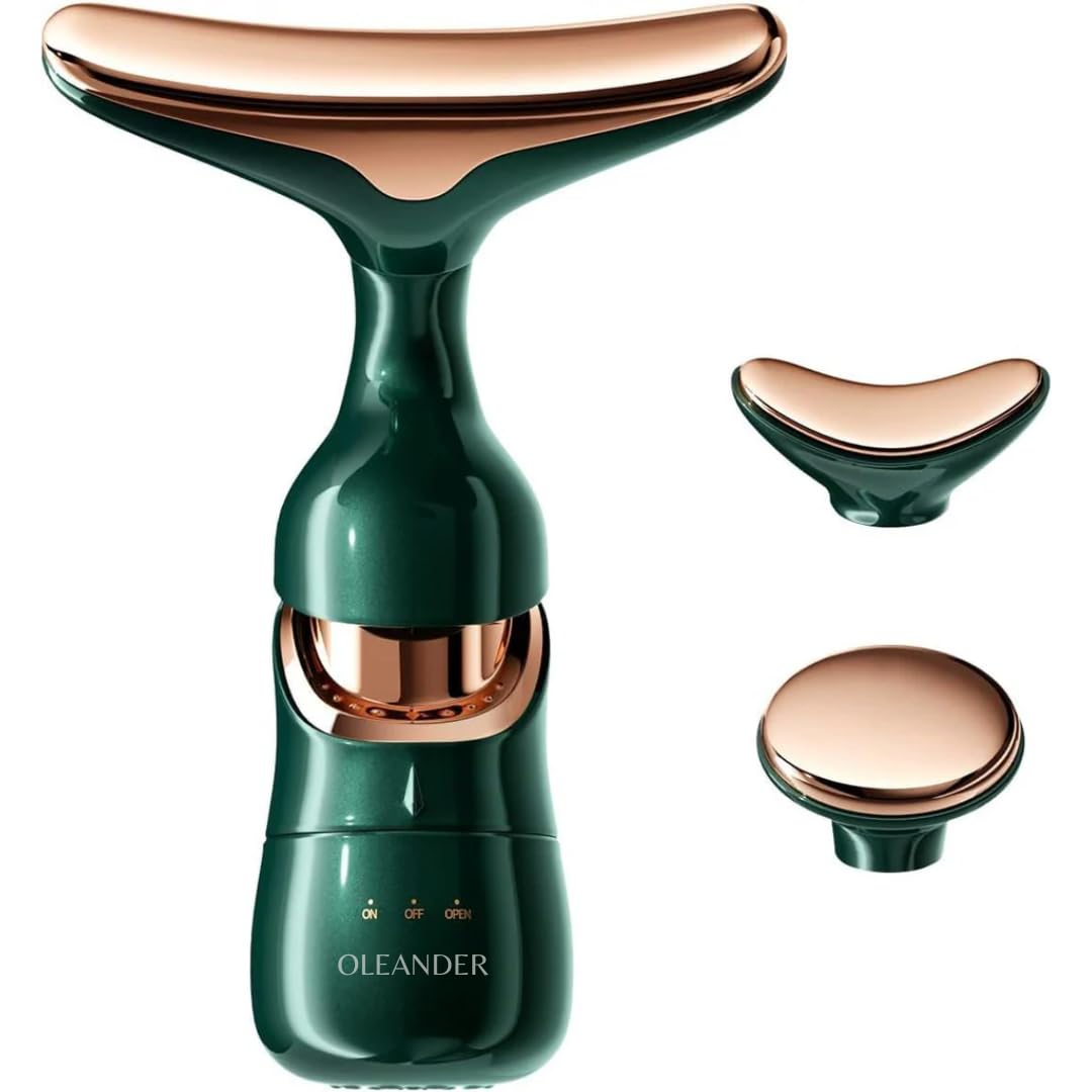 OLEANDER 3 in 1 Anti Wrinkles Face Neck Eyes Massager,Vibration Facial Massager for Skin Care,Face Sculpting Tool Multifunctional Neck Face Massager Beauty Device,Neck Tightening Device Face Lift Tool (B0D88BFLWW) Amazon Price History, Amazon Price Tracker