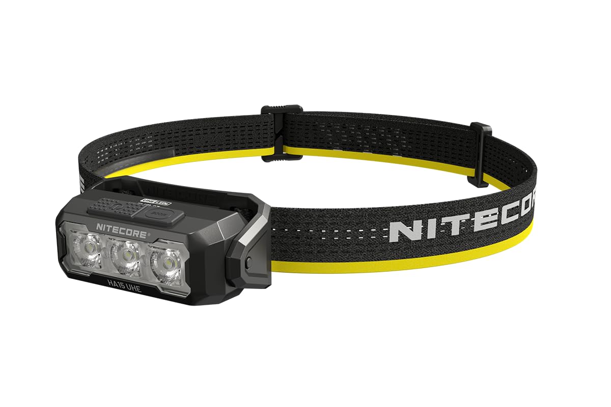 Nitecore HA15 UHE 400 Lumens LED Head Torch Headlight with Nitecore NL1411R