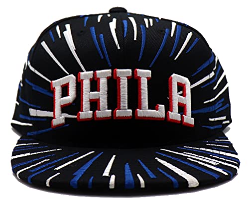 Mitchell & Ness Philadelphia 76ers Gorra Snapback Negra miniatura 3