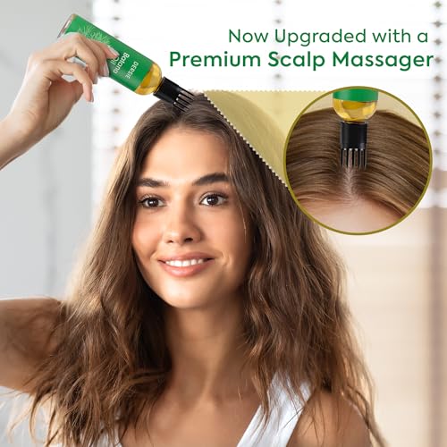Image of Dersie Batana Oil with Massager Applicator: Organic Batana Oil from Honduras - 100% Pure & Natural (4 fl oz)