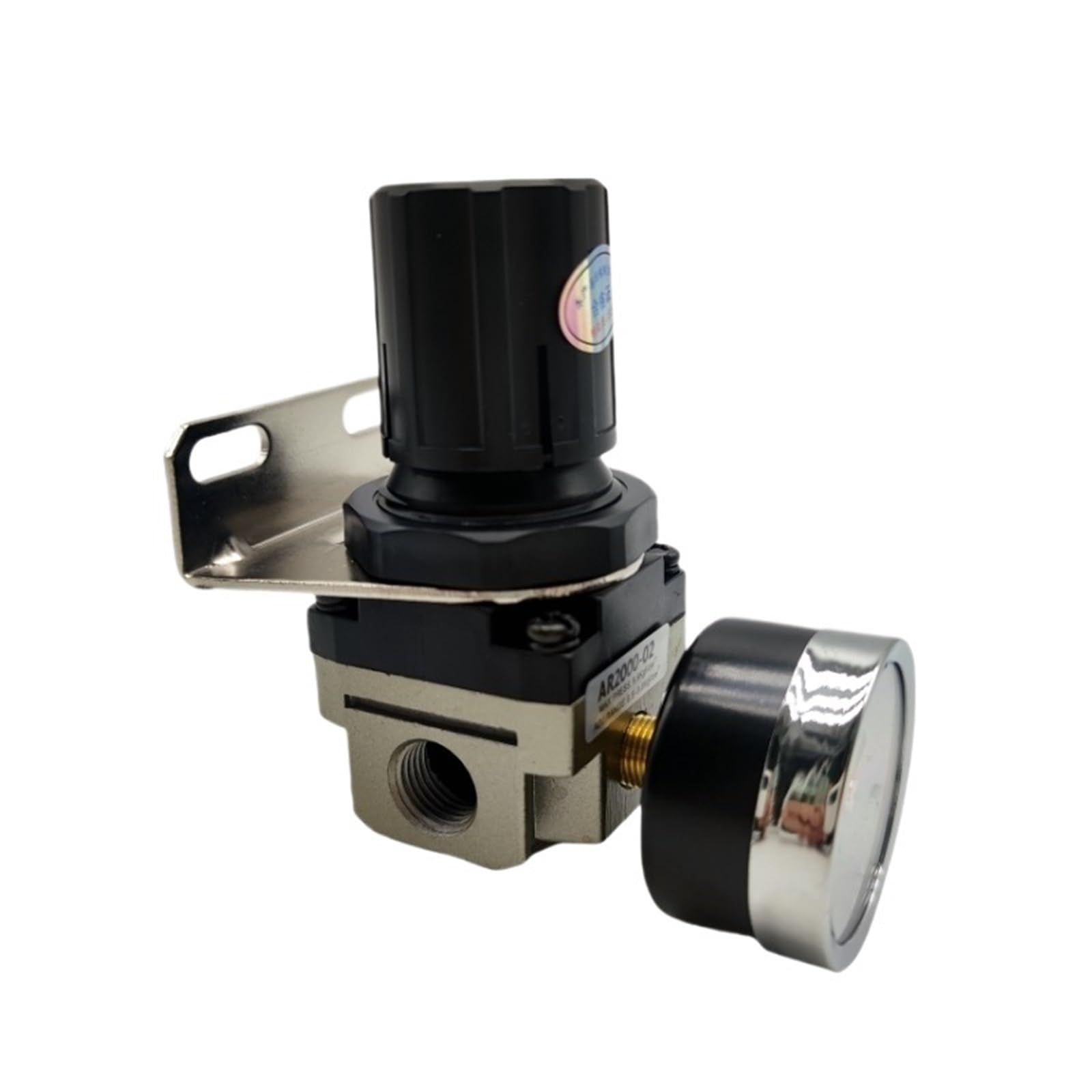 Wcknkpjkn Ar2000-02 Pc12 Air Pump And Pneumatic Compressor Pressure Regulating Valves Ar2000-02 G1/4 Durable Air Processor(Ar2000-02 Pc12)