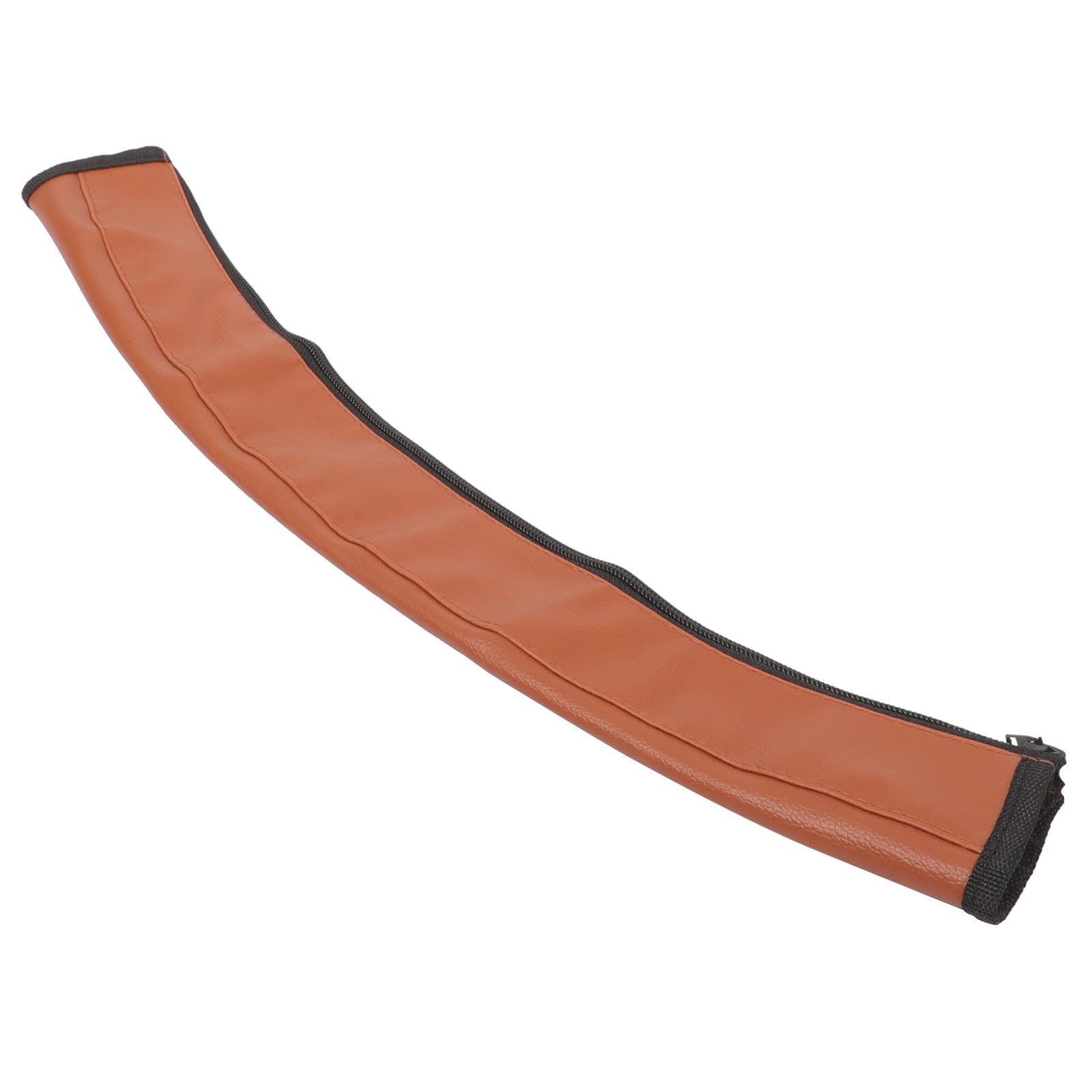 Stroller Handle Grip Replacement Leather Sleeve with Zipper 1pcs