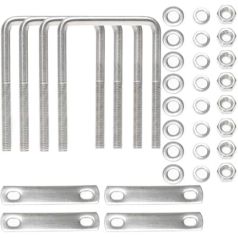 QXSKSLH Stainless Steel U Bolts Set Cover