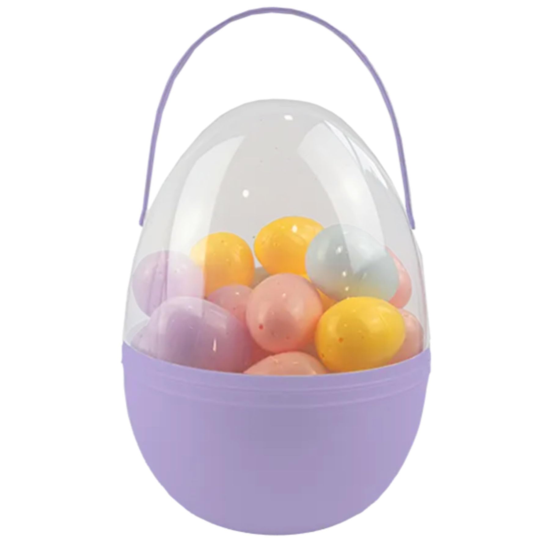 Widdle Gifts Purple 30 Fillable Easter Eggs In Giant 26Cm Egg Holder Including 10Cm Golden Egg (Purple)