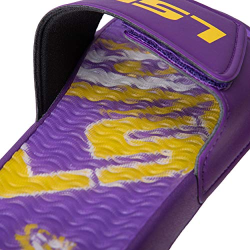 Foco FFSSNCCBBLGGEL Lsu Tigers Ncaa Mens Wordmark Gel Slides thumb #1