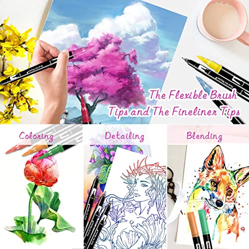 Efimeso Pennarelli Punta Fine 24 Colori Pennarelli...