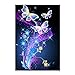 Produktbild Trada Retro Blumen, 5D Stickerei Gemälde Strass eingefügt DIY Diamant Malerei Kreuzstich Für Stickerei Malerei Deko Mit Kleben Diamant Bilder Full Bilder Set Kreuzstich Wanddekoration (H)