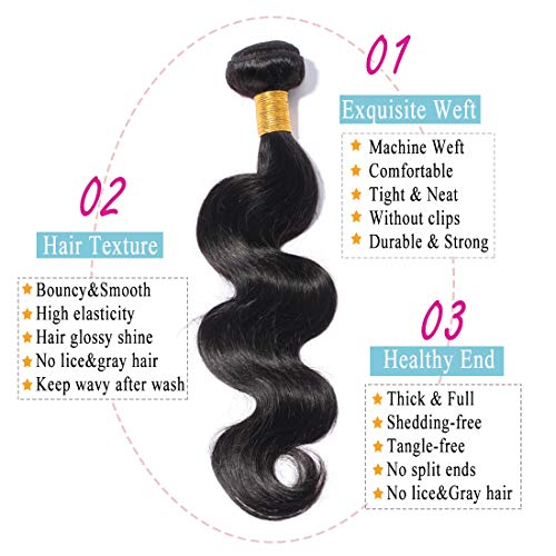 #York Black 20.82 Inch Curly Human Hair