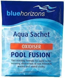 Happy Hot Tubs BlueHorizons Pool Fusion Shock Sachet Swimming 1 weekly dose 175g Blue Horizons