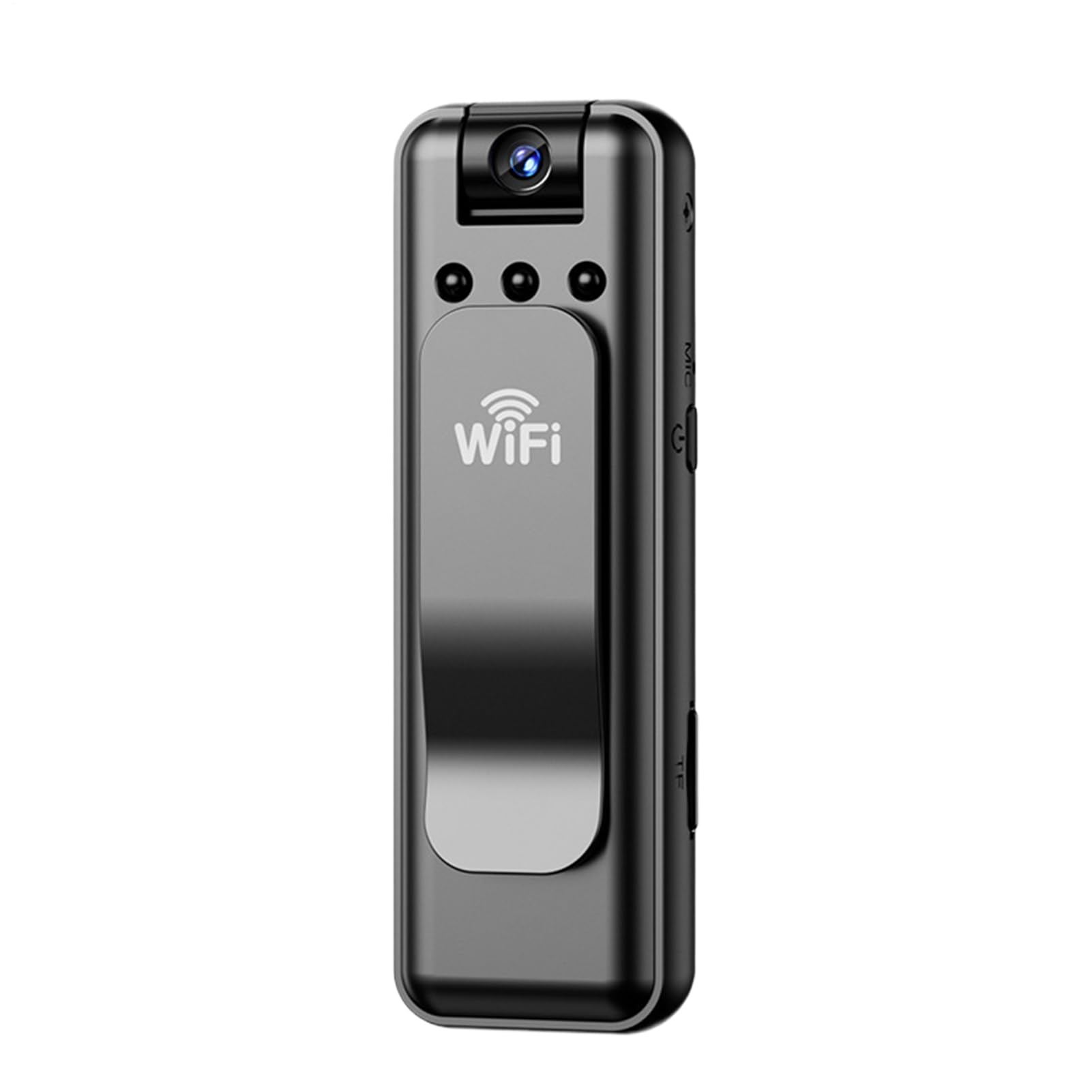 Cámara corporal personal, cámara de acción portátil, videocámara compacta con clip, grabadora de video portátil, ideal para exteriores, viajes, ciclismo, seguridad, hombres, mujeres y uso civil