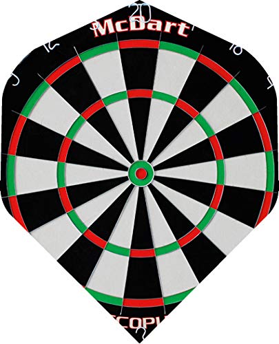 12 Pezzi Freccette Con Alette Integrate - 2BA, 75 Mm, In Plastica PP, Bianco E Nero