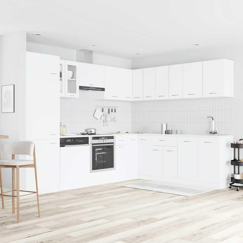 Lyon - Juego de 14 muebles de cocina modulares con tapa para lavavajillas y amplio espacio de almacenamiento para vajilla, ollas y utensilios de cocina