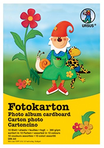 Preisvergleich Produktbild Tonkarton DIN A4, Block mit 10 Blättern, Ursus