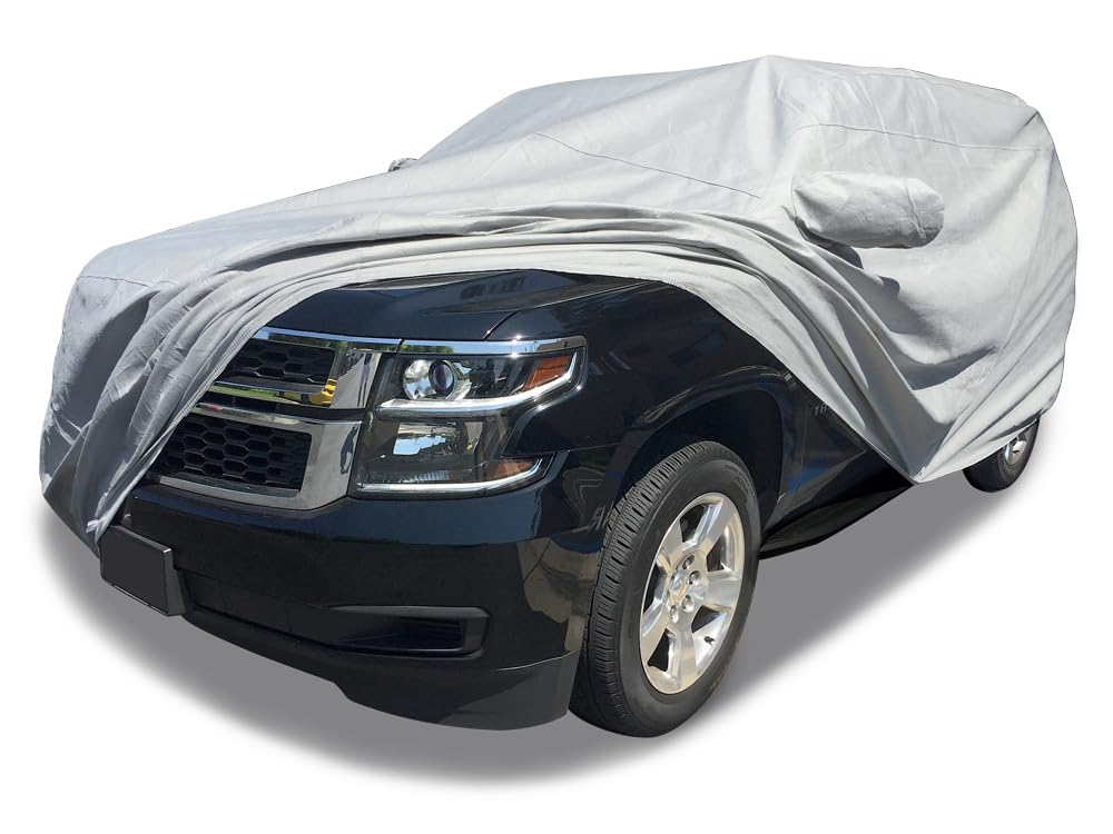 CarsCover Custom Fits 2007-2022 Chevy Tahoe SUV Car Cover Heavy Duty All Weatherproof Ultrashield