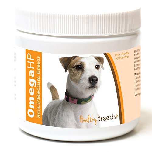 Image of Healthy Breeds Parson Russell Terrier Omega HP Fatty Acid Skin and Coat Support Soft Chews 60 Count