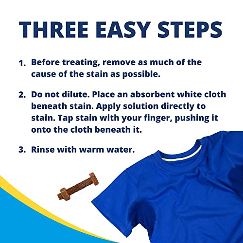 Carbona Stain Devils® #9 – Rust & Perspiration | Professional Strength Laundry Stain Remover | Multi-Fabric Cleaner | Safe On Skin & Washable Fabrics | 1.7 Fl Oz, 1 Pack