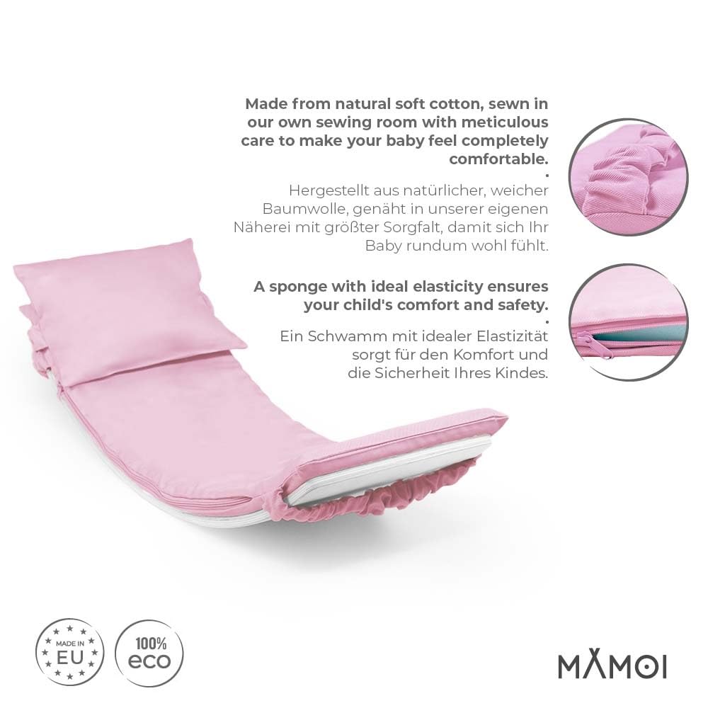 MAMOI® Matte für Balance Board Kinder, Kissen für Balance Board wippe, Balancieren und Gleichgewichtstrainer, Weiche Matte für Balanceboard indoor, Matte ab 1