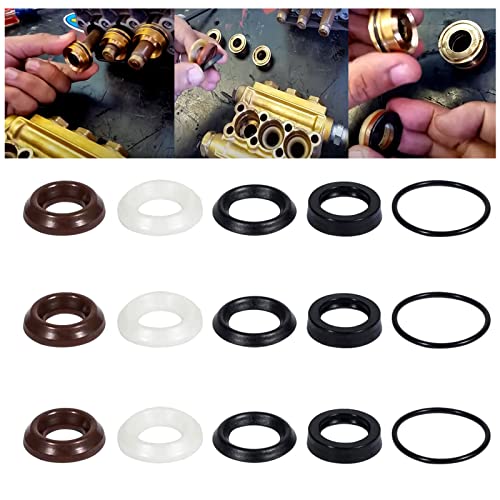 Castnoo Packing Kit Water Seal Repair Kit 5019006400 Suitable For Zwd Zwdk Series 15Mm Pressure Washer Pump #TOP1