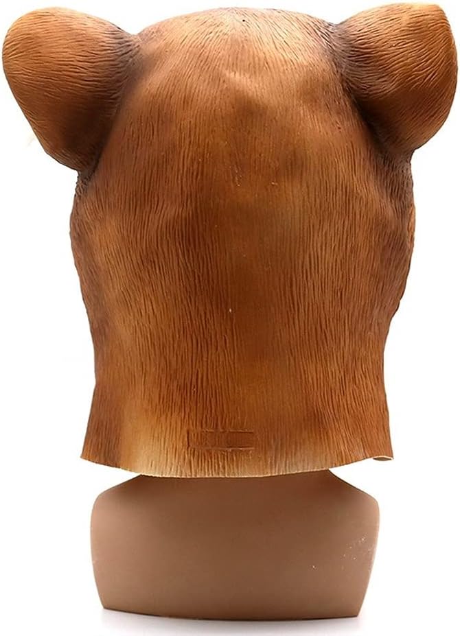 Squirrel Masks Latex Cute Animal Head Mask Halloween Fancy Dress Up Cosplay Decorative Prop Animal Mask