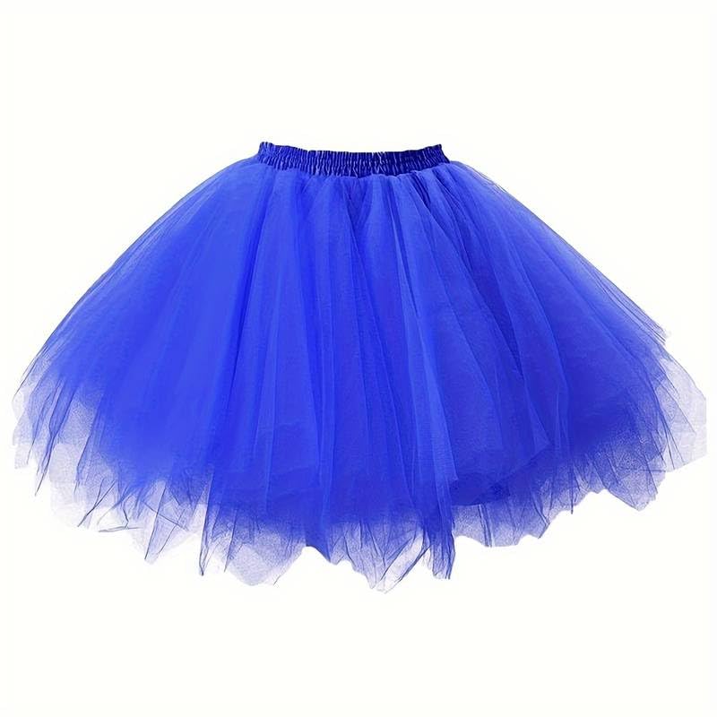 Boolavard 80er Jahre Tutu Rock für Erwachsene, mehrlagiger Tüll-Petticoat, Halloween-Tutu (DE/NL/SE/PL, Alphanumerisch, XXL, 3XL, Regular, Regular,...