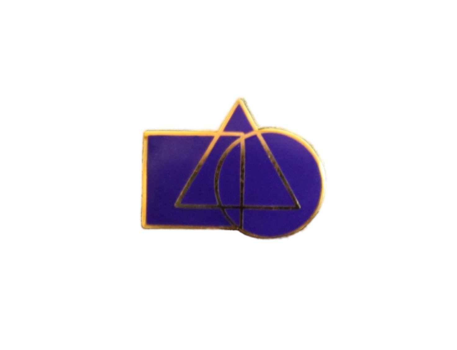 York Rite Super Excellent Master Council Freemason Lapel Pin, Purple, 1/" wide-image-29