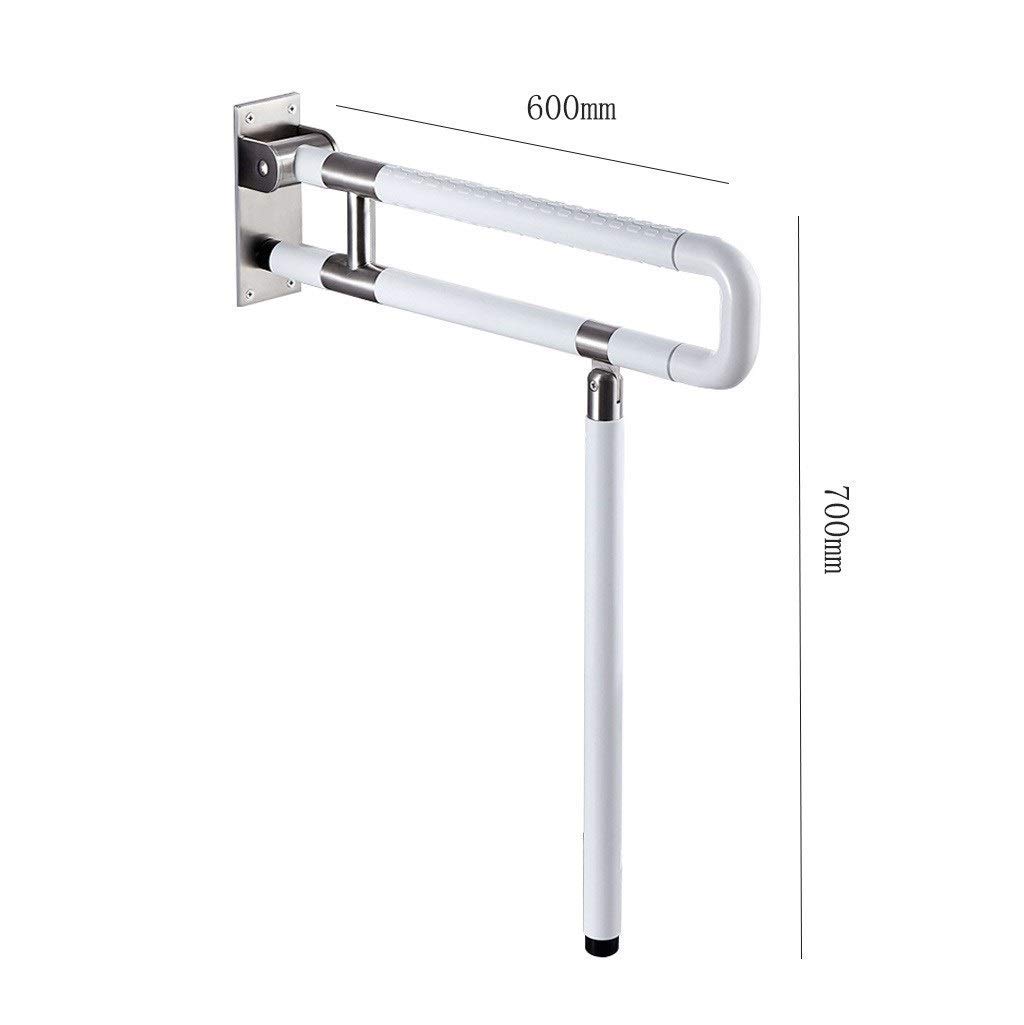 Barra De Seguridad Resistente para Ducha Y Bañera, Barandillas para Inodoro, Barra De Seguridad Abatible para Baño con Agarre, Barra De Inodoro con Altura Ajustable para,