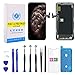 LTZGO Display Compatibile con iPhone 11 PRO Max Schermo A2160, A2217, A2215 Nero LCD Digitizer Touch Screen 6.5 Pollici Assembly Strumenti Riparazione Ricambio Sostituzione Utensili Nastri Adesivo