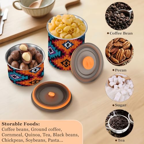 Envase de café hermético de acero inoxidable 17 oz miniatura 5