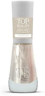 Esmalte New Top Beauty 9Ml Cintilante - 153 - Perolada, Top Beauty
