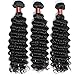Angie Queen Hair Deep Wave One Bundle Brazilian Virgin Hair Deep Wave Human Hair Extension Unprocessed Human Hair Weave Natural Black Color