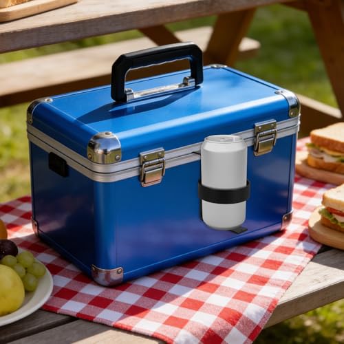 Gancho de acero inoxidable anticaídas para portavasos de hielera de camping 7
