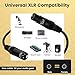 Mygatti XLR Microphone Cable 4FT 4 Pack, Gold-Plated 3 Pin XLR Male to Female Balanced Mic Audio Cord, AL & OFC Dual Shielded Patch Cable for Speaker, Podcast, Mixer, Amplifier, Recording