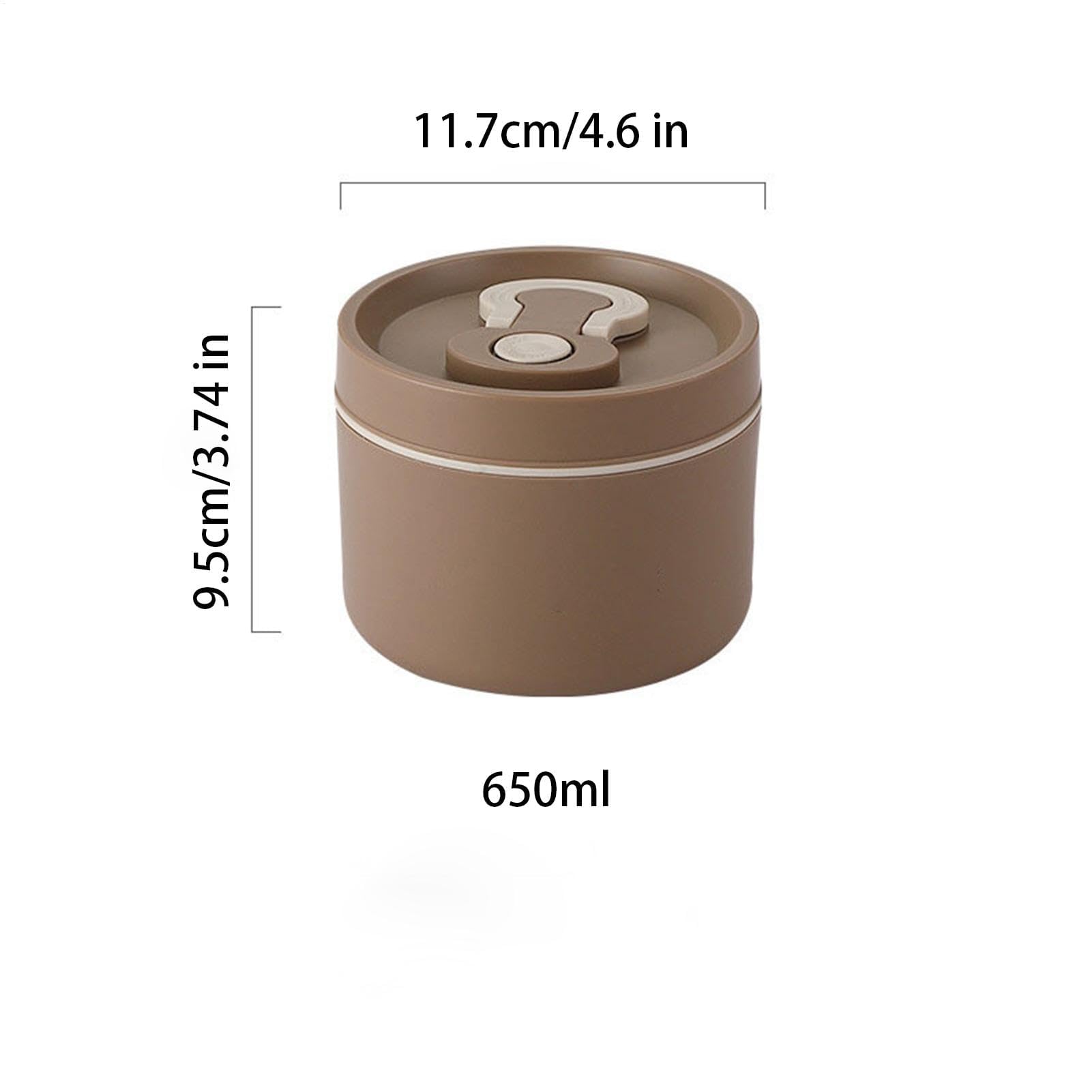 Contenitore Termico per Alimenti in Acciaio Inox, Ideale per la Preparazione dei pasti e per conservare Gli Alimenti in Modo Pratico e Veloce.