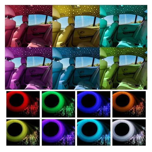 Fiber optic star kits con efectos mixtos de 430 piezas para techo de coche 4