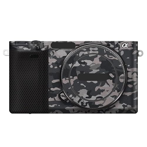プレミアムカメラビニールラップステッカー保護フィルムスキンボディプロテクターコート写真アクセサリー に適合する Sony A6100 Alpha 6100(フィールドカモフラージュ)用