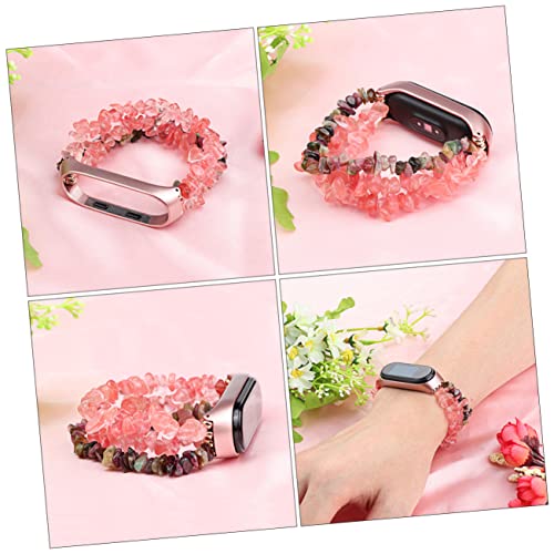 1pc Agate Watch Strap Elegant Crystal Wristband for Rough Jewelry Band Lightweight and Fashionable Design for Daily Wear4